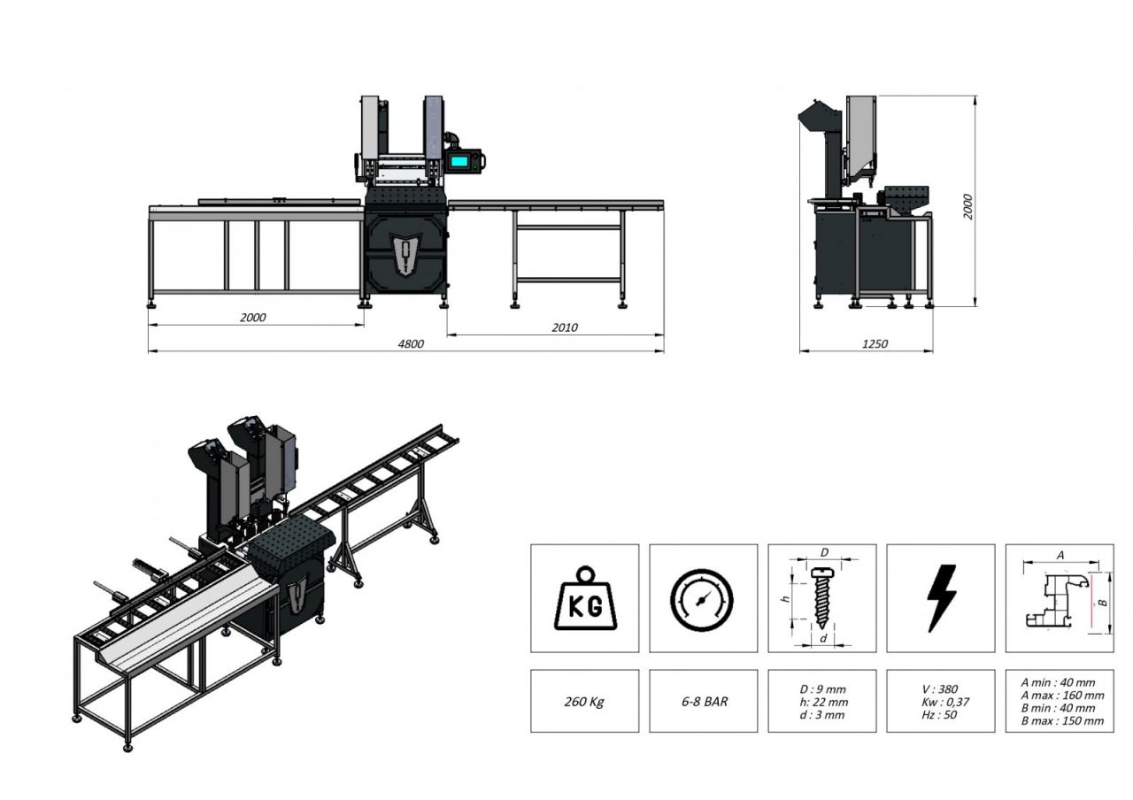 CS-520 CNC SCREWING MACHINE